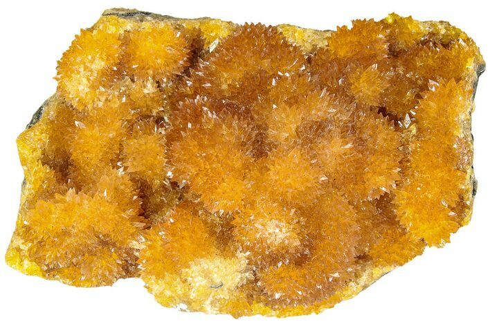 Intense Orange Calcite Crystal Cluster - Poland #228286